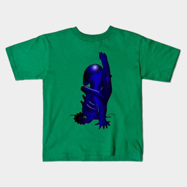 Xenokitty Reach Kids T-Shirt by lucafon18